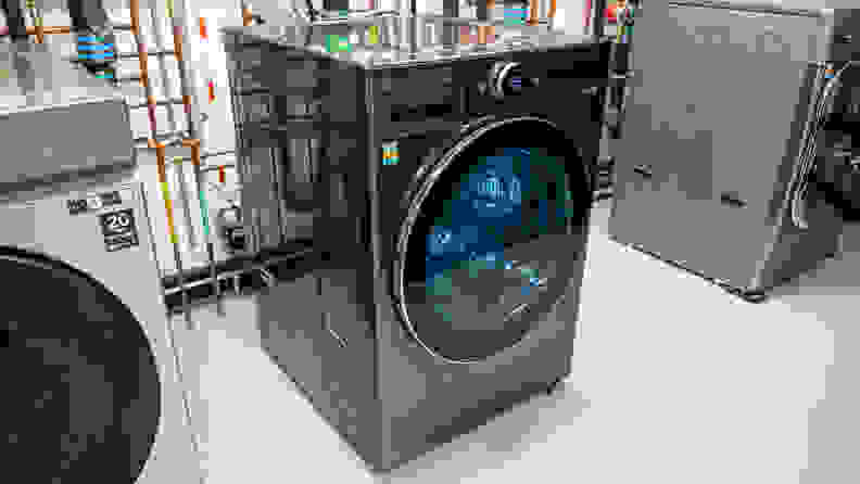 The best LG front-load washer—the LG WM6700HBA—appears in the Reviewed lab.