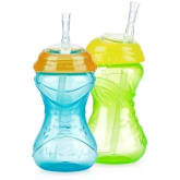 MICHLEY 16 oz Water Bottle With Straw Sippy Cups for Toddlers 3+