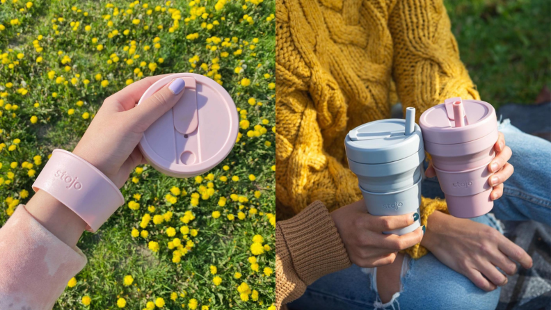 Collapsible cup.