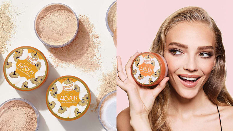A photo of the Coty Airspun Powder.