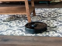 The Roborock S7 on carpet