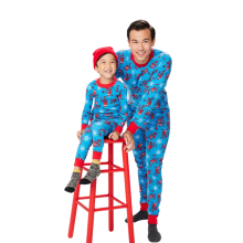 Product image of Hanna Andersson Spider-Man holiday matching family pajamas 