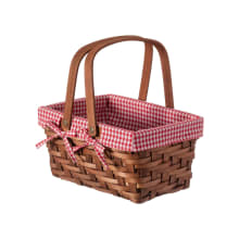Product image of Wickerwise Small Rectangular Woodchip Picnic Baskets