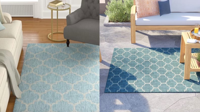 Landon Blue Indoor/Outdoor Area Rug