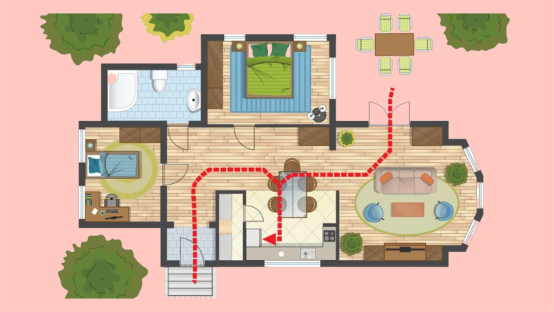 Measure your path for fridge delivery