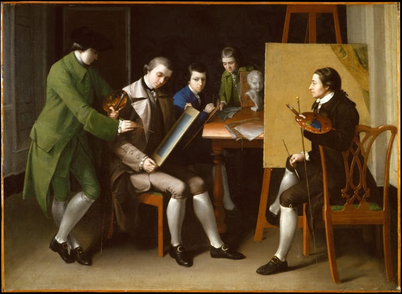 Matthew Pratt: "The American School"
