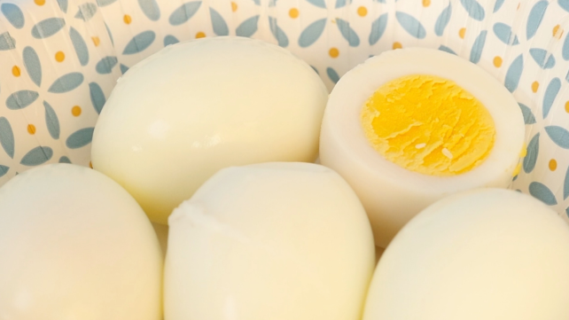 Dash rapid egg cooker review: Hard-boiled eggs