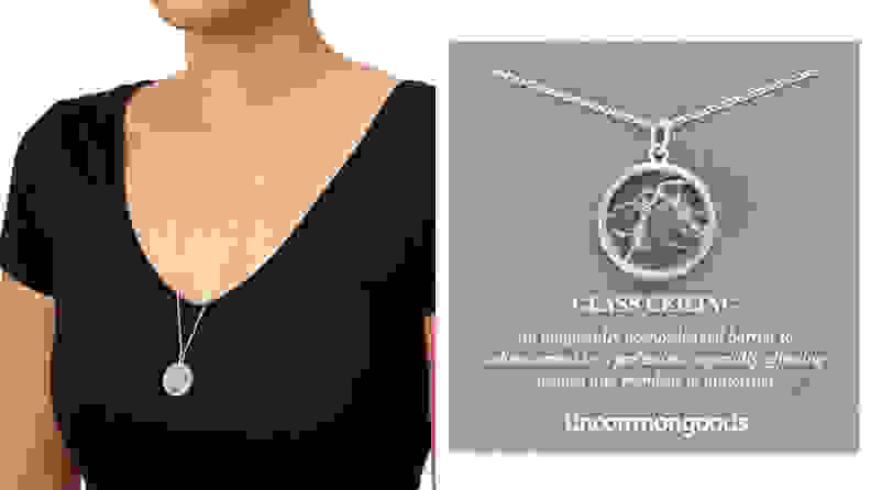 For the ambitious grad: Shattered Glass Ceiling Necklace