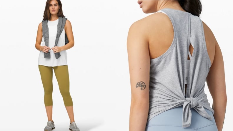 Lululemon All Tied Up Tank vs Amazon Bestisun Tank: Which workout 