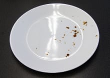 LG LDF8874ST—Meat Stains After Quick Cycle
