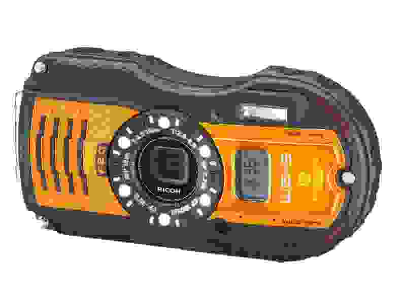 A manufacturer image of the Ricoh WG-5 GPS.