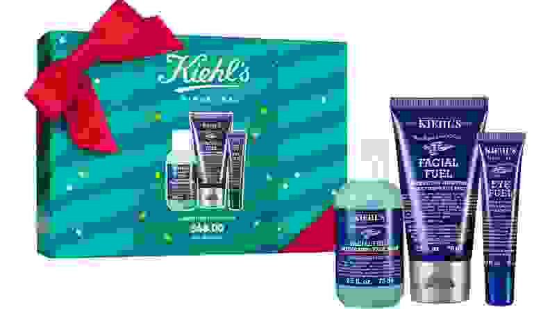 This holiday set contains great men's skincare products.