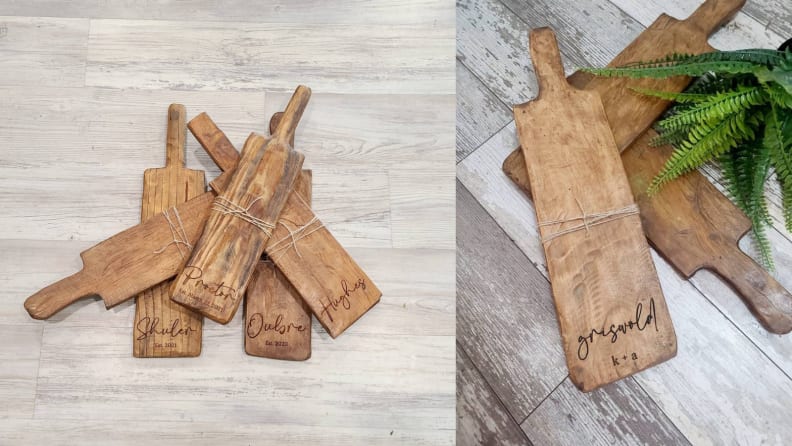 Best engagement gifts: Personalized cheese board