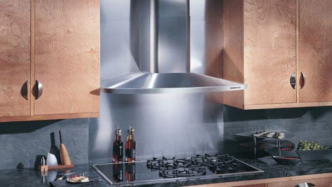 oven range in kitchen