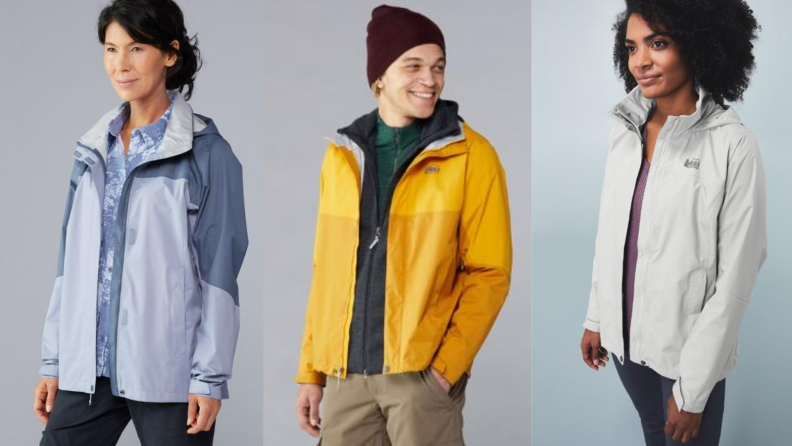 Ranier jacket in three colors