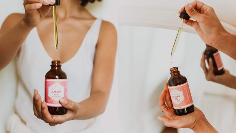 The Leven Rose Jojoba Oil.