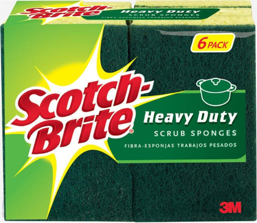 Heavy Duty Multi Use Cleaning Sponges rub Non-Scratch Sponge