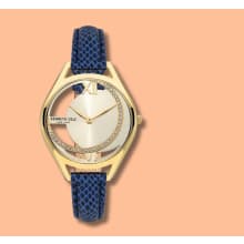 Product image of Transparency Blue Strap Watch is Water resistant up to 30-meters.
