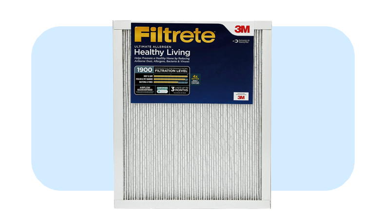 Product shot of the Filtrete MPR 1900 System.
