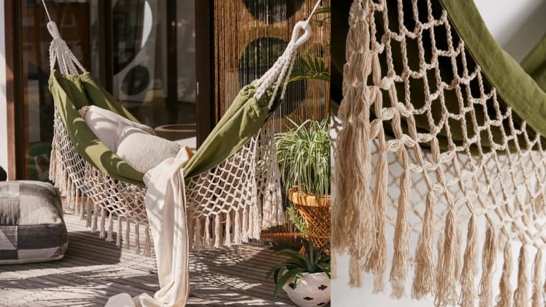 This hammock is basically a boho dream.
