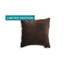 Product image of Brown Suede Throw Pillow Cover