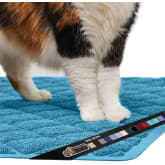 PetFusion ToughGrip Waterproof Cat Litter Mat w/Inner Channels & Raised  Outer Lip | Large | Premium Grade Silicone | Great Addition to Your Cat  Litter