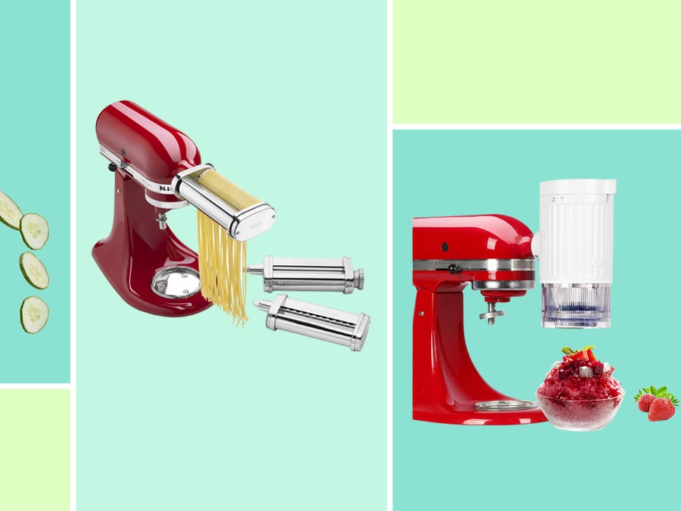 1 SET Shaved Ice And Snow Cone Attachment For Kitchenaid Stand