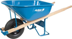 Product image of Jackson 6 cu. ft. Steel Contractor Wheelbarrow with Knobby Tire