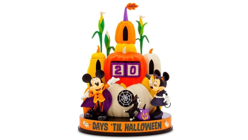 Disney Halloween-themed countdown clock.