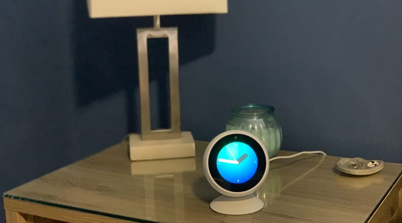 Echo Spot on nightstand