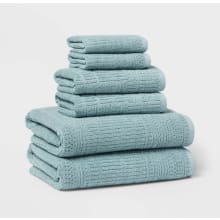 Product image of Threshold 6-Piece Modern Bath Towels and Washcloths Set