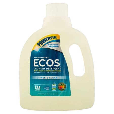 Ecos Free & Clear laundry detergent