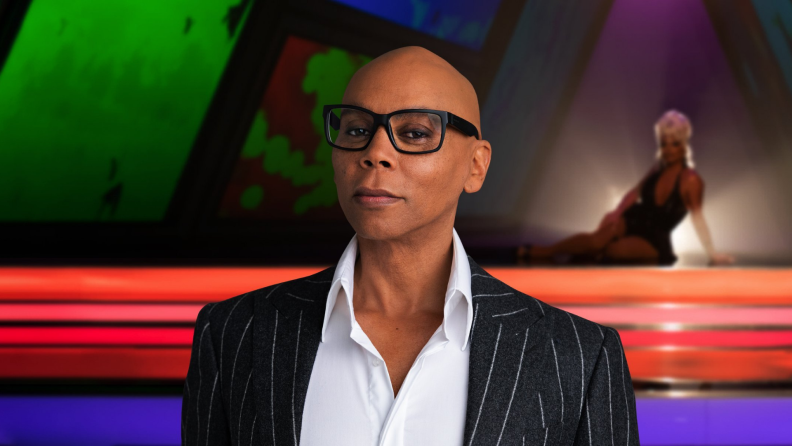 A portrait of RuPaul Charles for Masterclass.