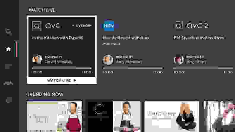 qvc streaming app on TV