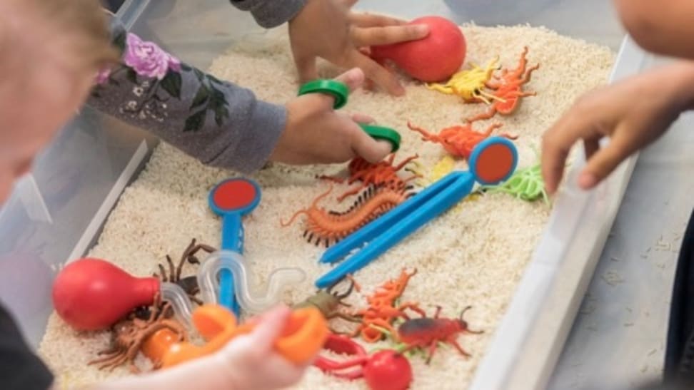 Sensory play: Kinetic sand - our new favorite material! - Gift of Curiosity