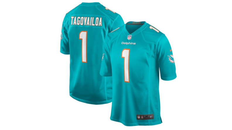 Tua Tagovailoa Miami Dolphins rookie jersey