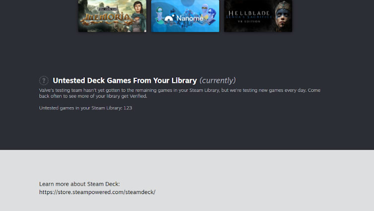 How to check your Steam library for Steam Deck compatibility - Polygon