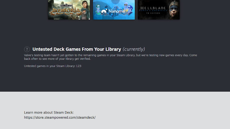 Check Steam Deck Game Verified Status with Gamesplanet! - News