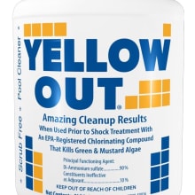 Product image of Coral Seas Yellow Out Swimming Pool Chlorine Shock Enhancing Treatment