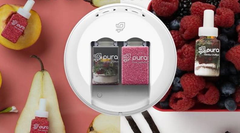 Two Pura fragrance cartridges side by side