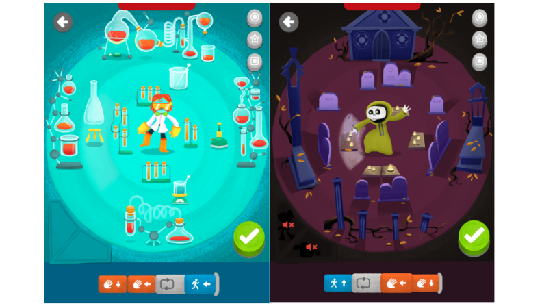 There is a wide variety of fun characters available to play music in Osmo Coding Jam.