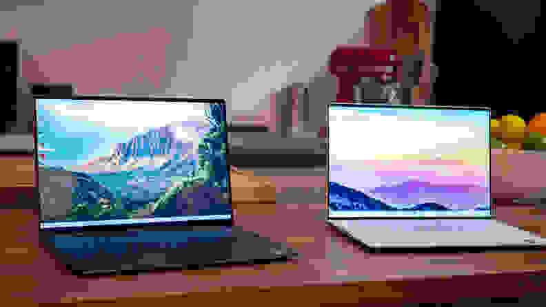 The Dell XPS 13 9310 side by side with the XPS 13 2-in-1