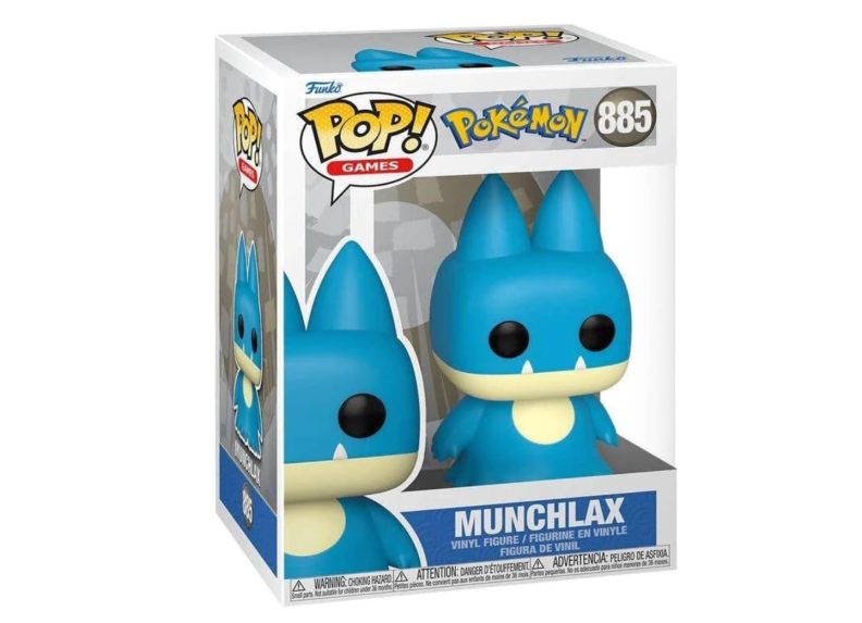 A Munchlax Funko Pop! on a white background.