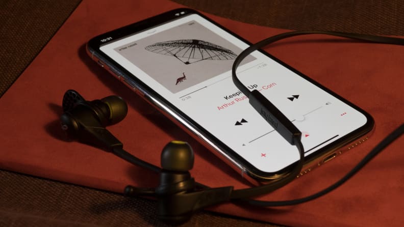 Apple iPhone X with Headphones