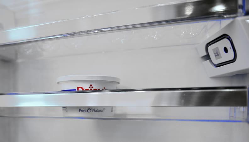 Notice the camera inside the fridge?