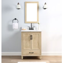 Product image of Style Selections Walshe 25-Inch Light Wood Undermount Single Sink Bathroom Vanity