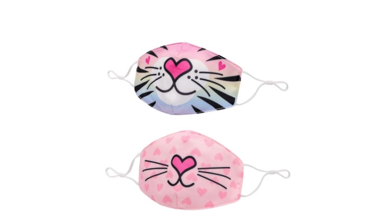 Two kitten masks