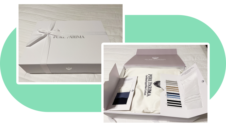 The Pure Parima packaging.