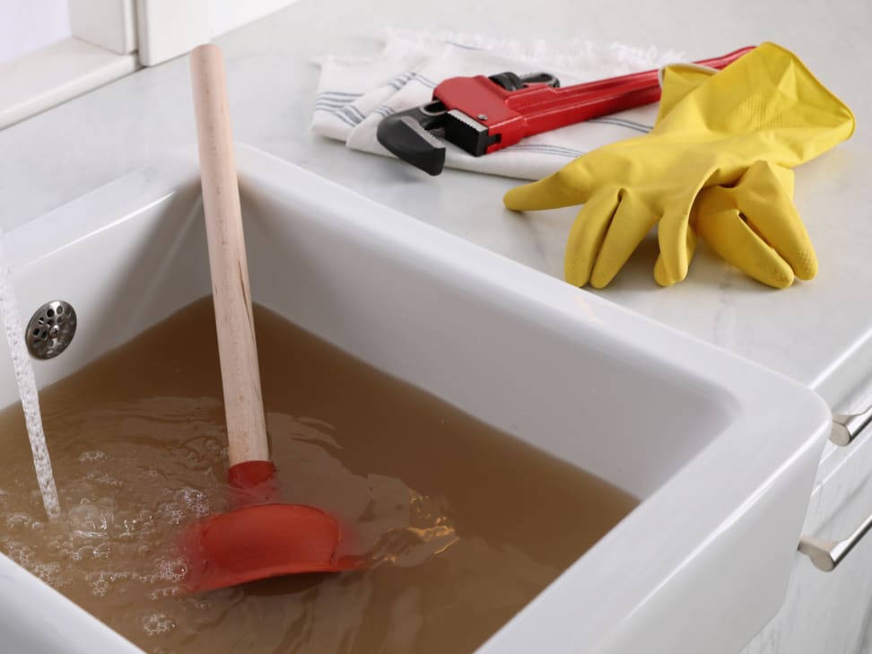 How to unplug your kitchen sink using a plunger! Plumbing Tips! 