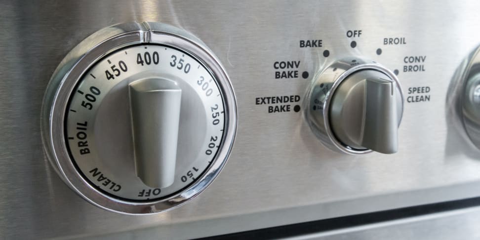 Oven temperature control knob